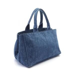 Prada Canapa Denim Blue Bag Tote
